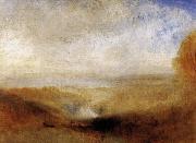 Joseph Mallord William Turner Landscape with a River and a Bay in the Background Germany oil painting reproduction